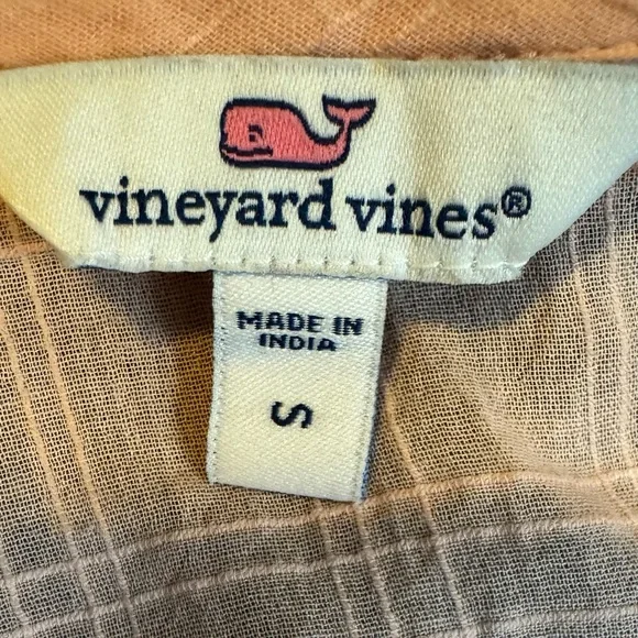 VINEYARD VINES TASSLE EMBROIDERED PEASANT TOP - Picture 5 of 8